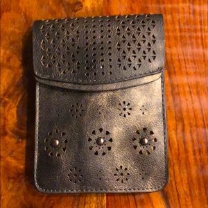 Adorable little purse w/long strap for crossbody.